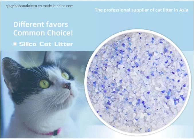 Transparent 3.8L Strong Odor Control Crystal Bag Packed Silica Gel Cat Litter