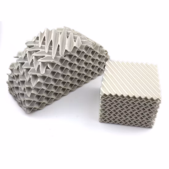 Ceramic Filler Column Ceramic Corrugate Structured Tower Packing for Distillation Column