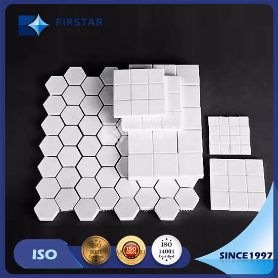 China Factory Wholesale 92% Alumina Ceramic Tile Alumina Tiles as Mining Wear Protection